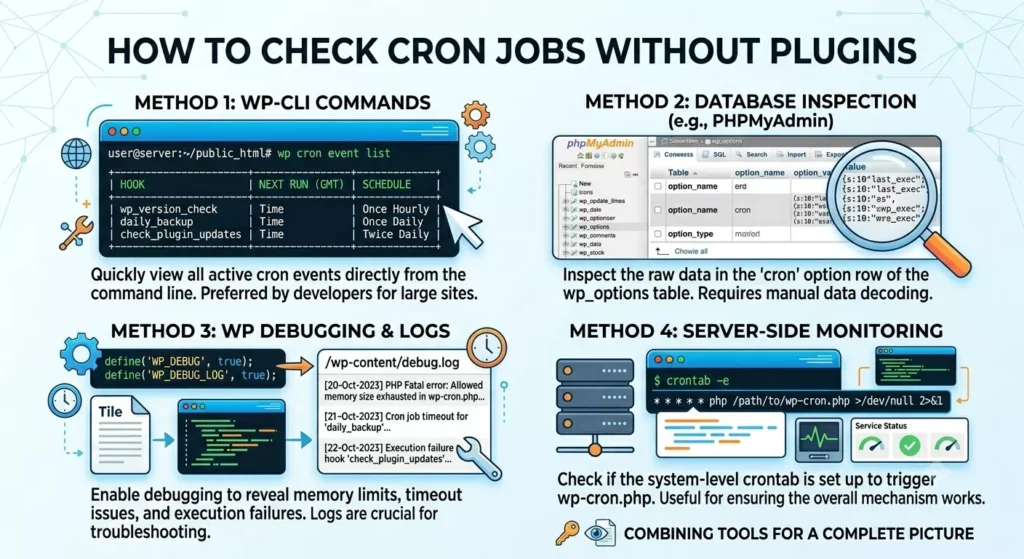 How to Check Wordpress Cron Jobs? 3 wordpress developer jobs