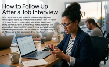 How to Follow Up After a Job Interview
